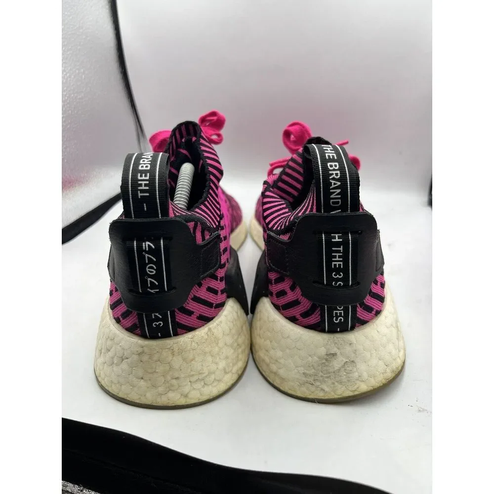 Adidas‎ Mens NMD R2 BY9697 Pink Running Shoes Sneakers Size 12
